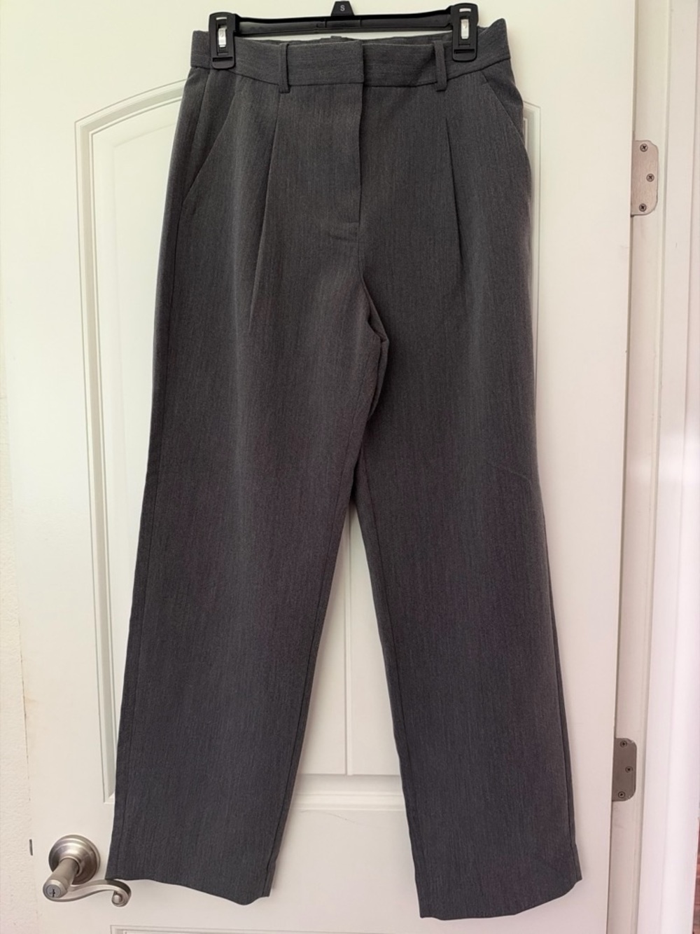 Women's Classic Trouser Pants - Charcoal Gray